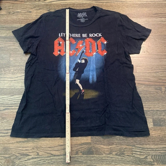 AC/DC Let There Be Rock black T-shirt size XL - Picture 4 of 5